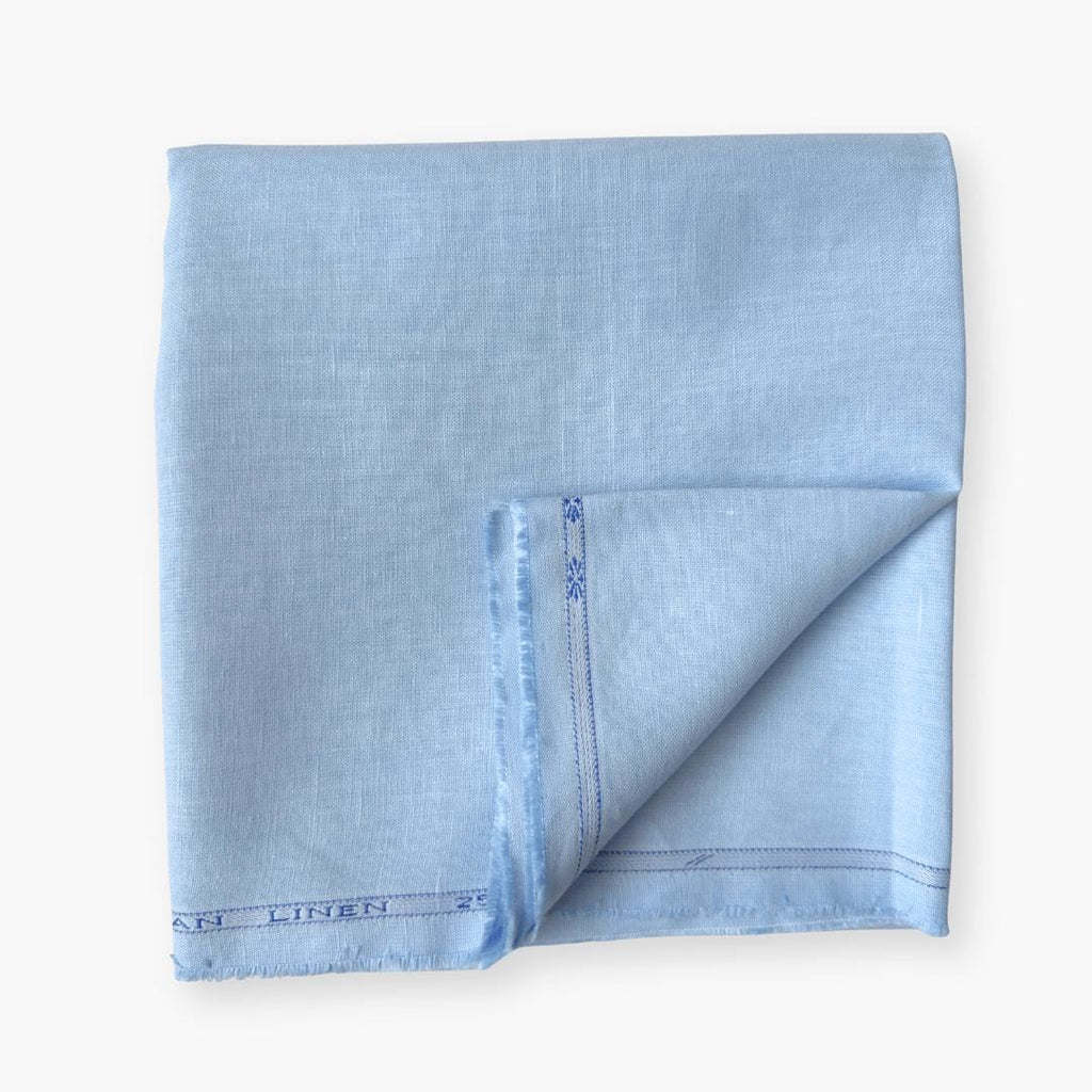 Sky Blue 25 LEA Linen Fabric